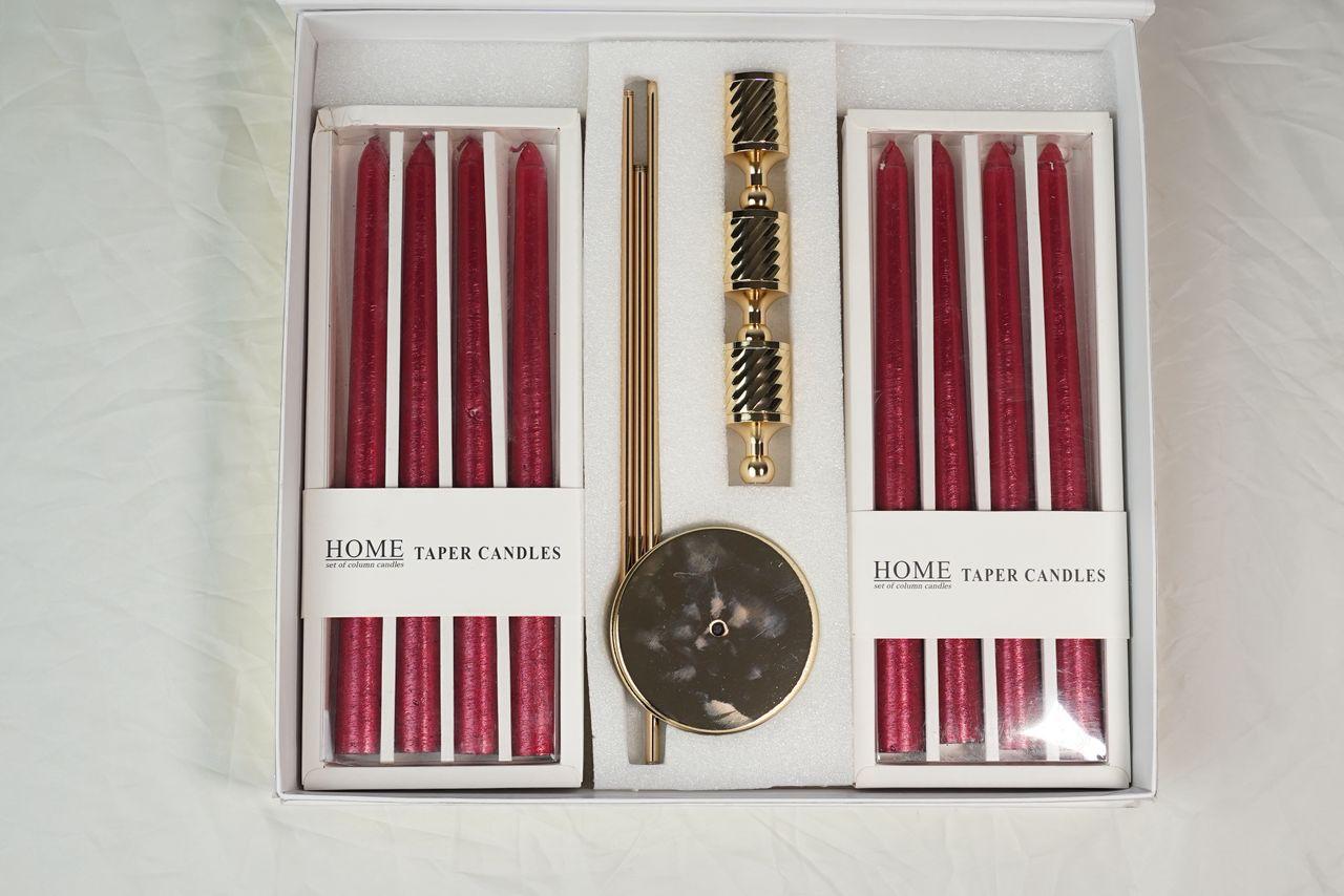 Luxurious Red Candle Gift Set